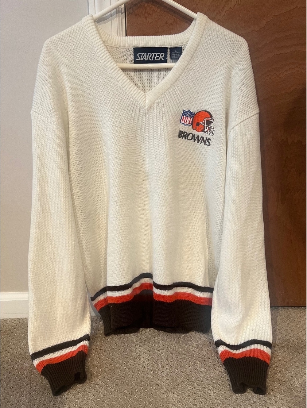 Vintage Starter Cleveland Browns Sweater